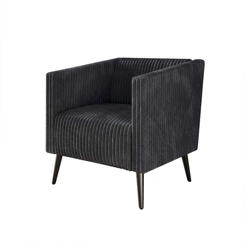 CraftPorch Corduroy Modern and Glamorous Velvet Upholstered Arm Chair