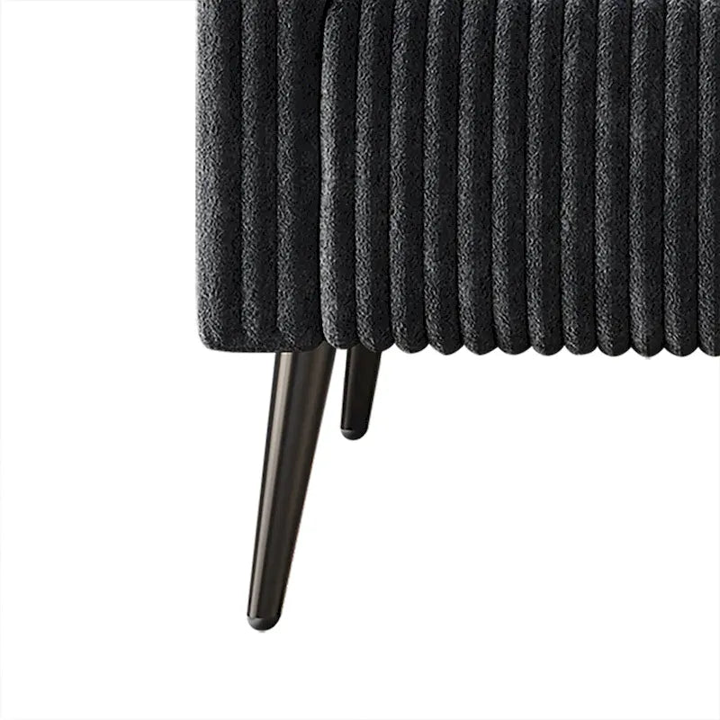 CraftPorch Corduroy Modern and Glamorous Velvet Upholstered Arm Chair