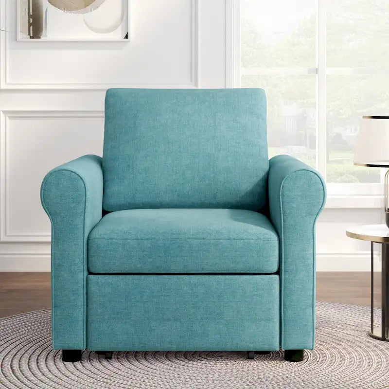 3-in-1 Sofa Bed Chair Convertible Sleeper Chair Bed