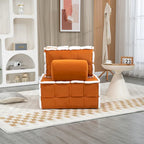 Upholstered Deep Seat Armless Chair Accent Single Lazy Sofa Lounge