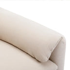 Übergroßer gepolsterter Chenille-Sessel, einzelner Sofa-Akzentsessel mit Armlehnen