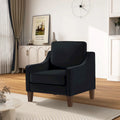 Poltrona decorativa moderna imbottita in velluto, divanetto singolo