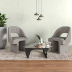 Boucle Modern Elegant Upholstered Accent Chair with MDF Wood Frame for Home Office Living Room & Bedroom