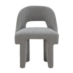 Boucle Modern Elegant Upholstered Accent Chair with MDF Wood Frame for Home Office Living Room & Bedroom