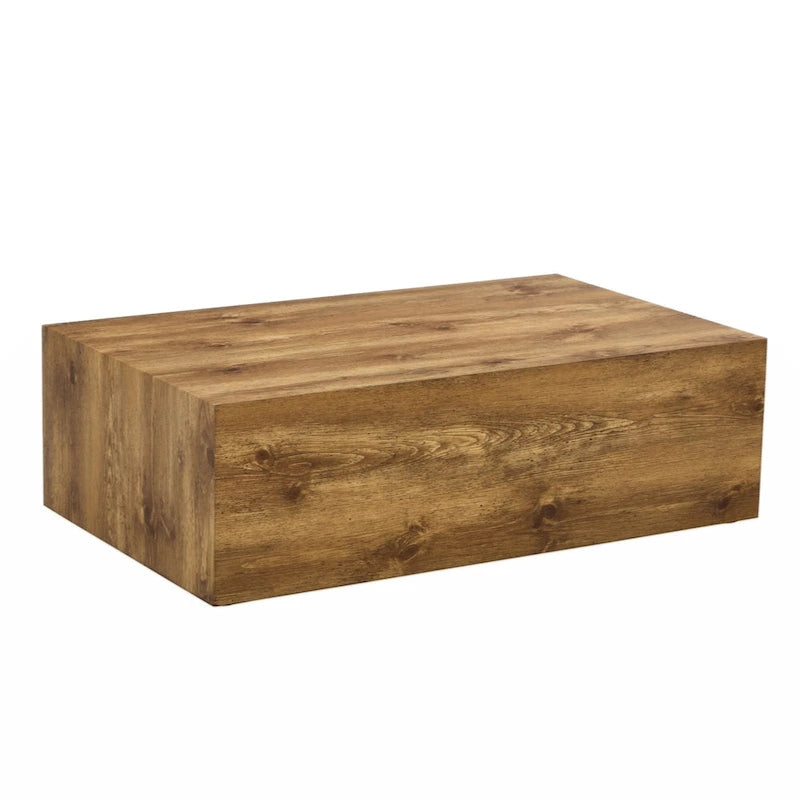 Modern MDF Coffee Table with Wood Texture Pattern