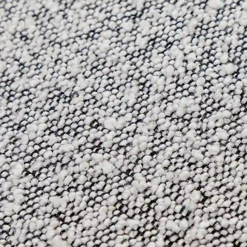 KINWELL 33 W gepolsterter Akzentsessel aus Sherpa-Bouclé-Stoff, drehbar (2er-Set)