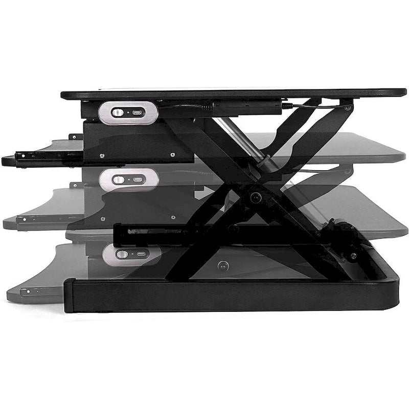 Height Adjustable Sit to Stand Electric Desk Riser