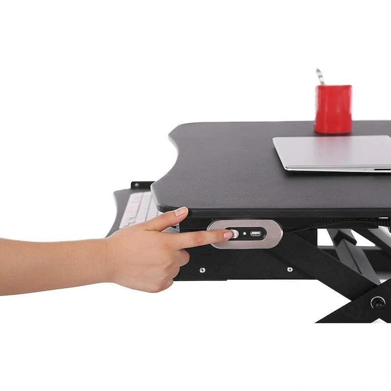 Height Adjustable Sit to Stand Electric Desk Riser