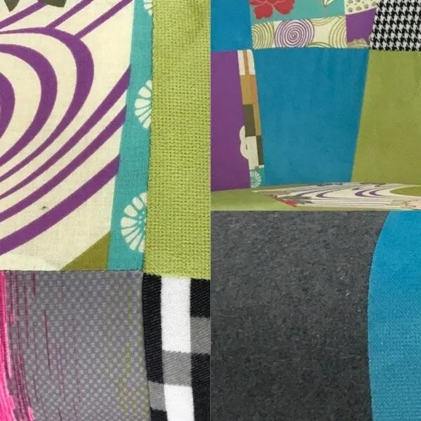 Accentfauteuil met patchwork in Pacific-kuststijl