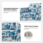 Erkenbald moderner Drehsessel mit abnehmbarem Bezug und herausnehmbarem Sitzkissen, Set aus 2 Stück, von HULALA HOME
