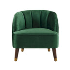 Mokena Modern Upholstered Club Chair (Set of 2) by Christopher Knight Home