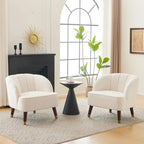 Mokena Modern Upholstered Club Chair (Set of 2) by Christopher Knight Home