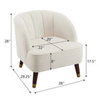Mokena Modern Upholstered Club Chair (Set of 2) by Christopher Knight Home