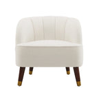 Mokena Modern Upholstered Club Chair (Set of 2) by Christopher Knight Home