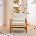 2-pc Upholstered Linen Blend Accent Chair