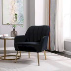 Moderne fauteuil in midcenturystijl voor de woonkamer of slaapkamer