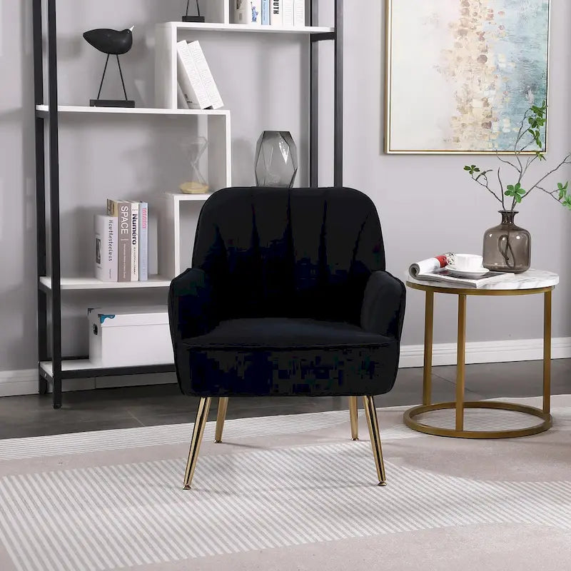 Moderne fauteuil in midcenturystijl voor de woonkamer of slaapkamer