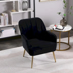 Moderne fauteuil in midcenturystijl voor de woonkamer of slaapkamer