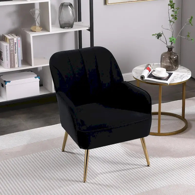 Moderne fauteuil in midcenturystijl voor de woonkamer of slaapkamer
