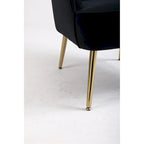 Moderne fauteuil in midcenturystijl voor de woonkamer of slaapkamer