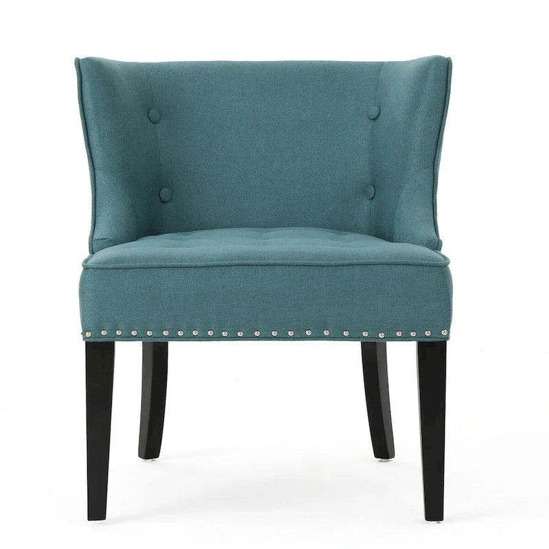Fabric Occaisional Chair, Dark Teal,for Living Room and Bedroom