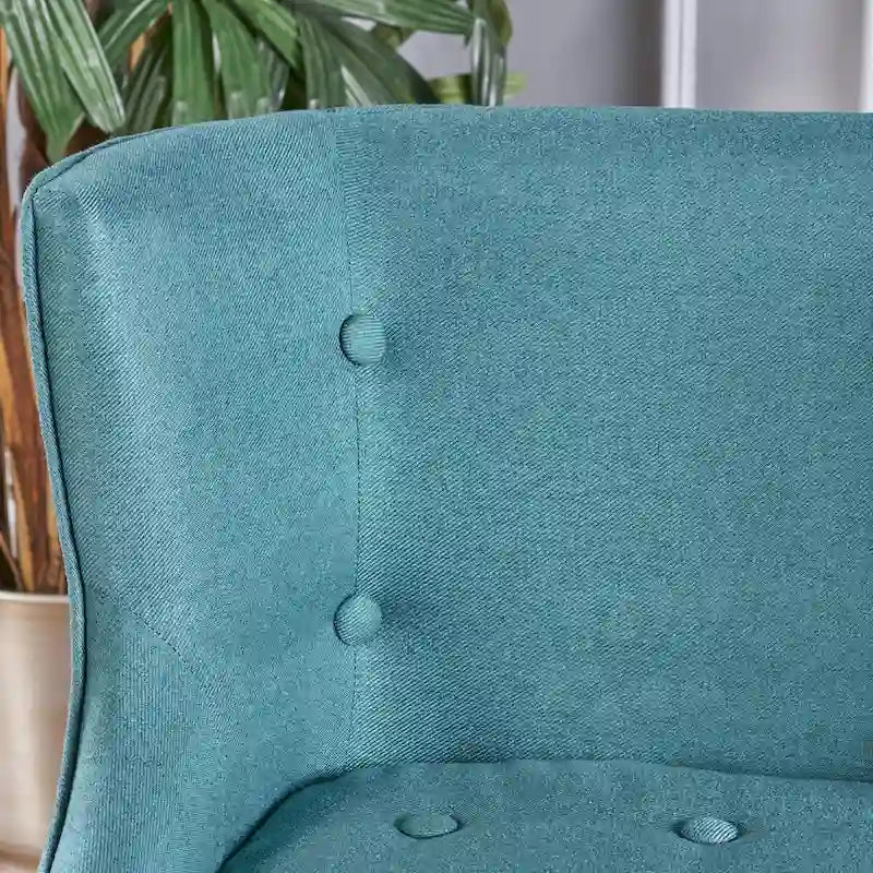 Fabric Occaisional Chair, Dark Teal,for Living Room and Bedroom