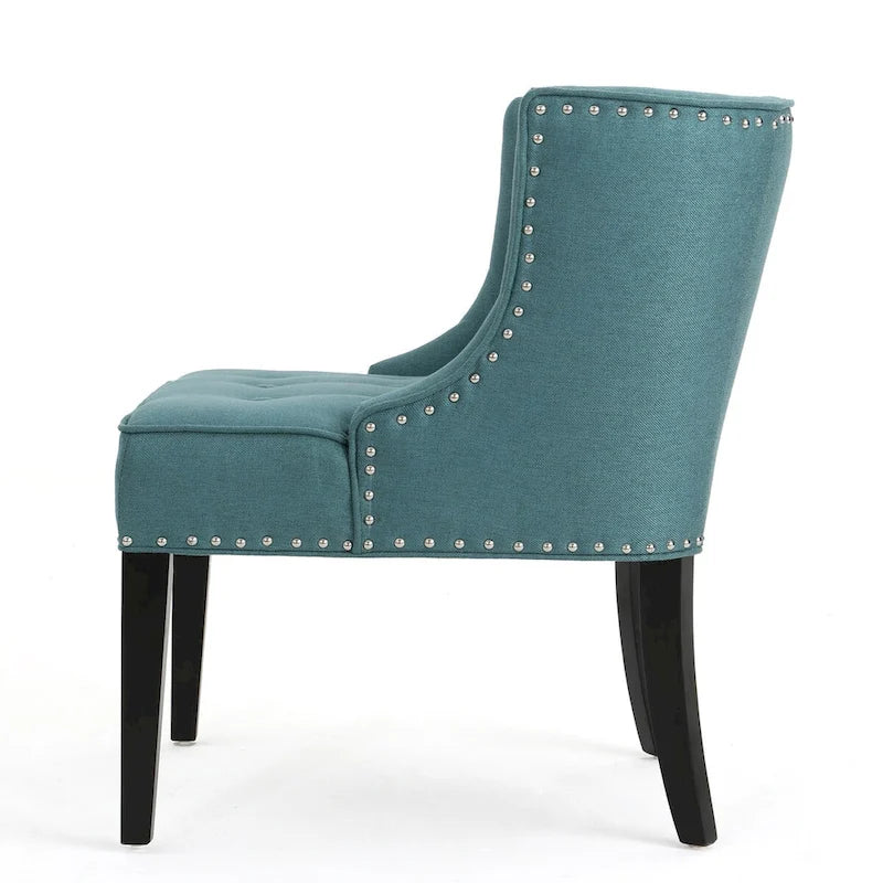 Fabric Occaisional Chair, Dark Teal,for Living Room and Bedroom