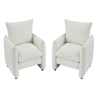 Lilian 33inW Modern Armchair Accent Chair Sofa Lounge Chair(Set of 2)