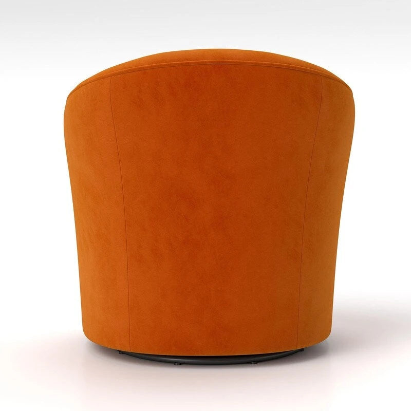 SEYNAR moderne met fluweel beklede draaibare kuipstoel van 360 graden met gecapitonneerde rugleuning, set van 2