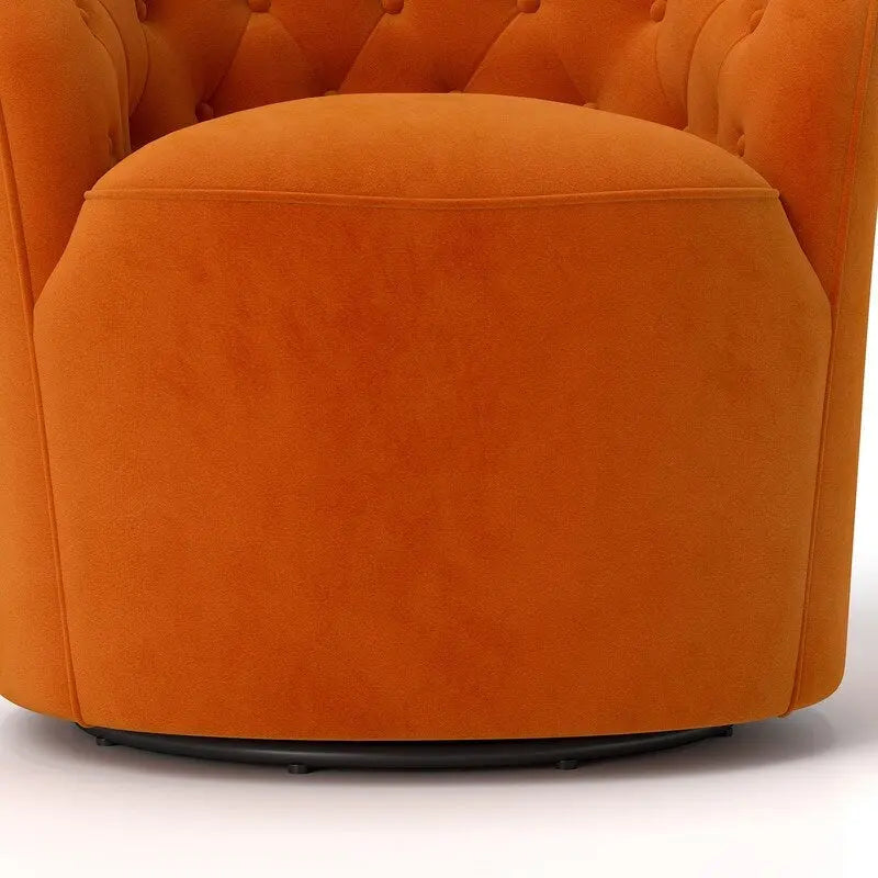 SEYNAR moderne met fluweel beklede draaibare kuipstoel van 360 graden met gecapitonneerde rugleuning, set van 2