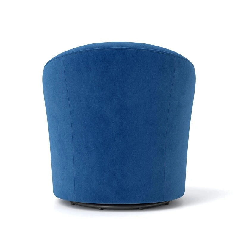 SEYNAR moderne met fluweel beklede draaibare kuipstoel van 360 graden met gecapitonneerde rugleuning, set van 2