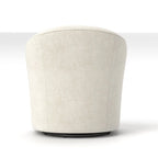 SEYNAR moderne met fluweel beklede draaibare kuipstoel van 360 graden met gecapitonneerde rugleuning, set van 2