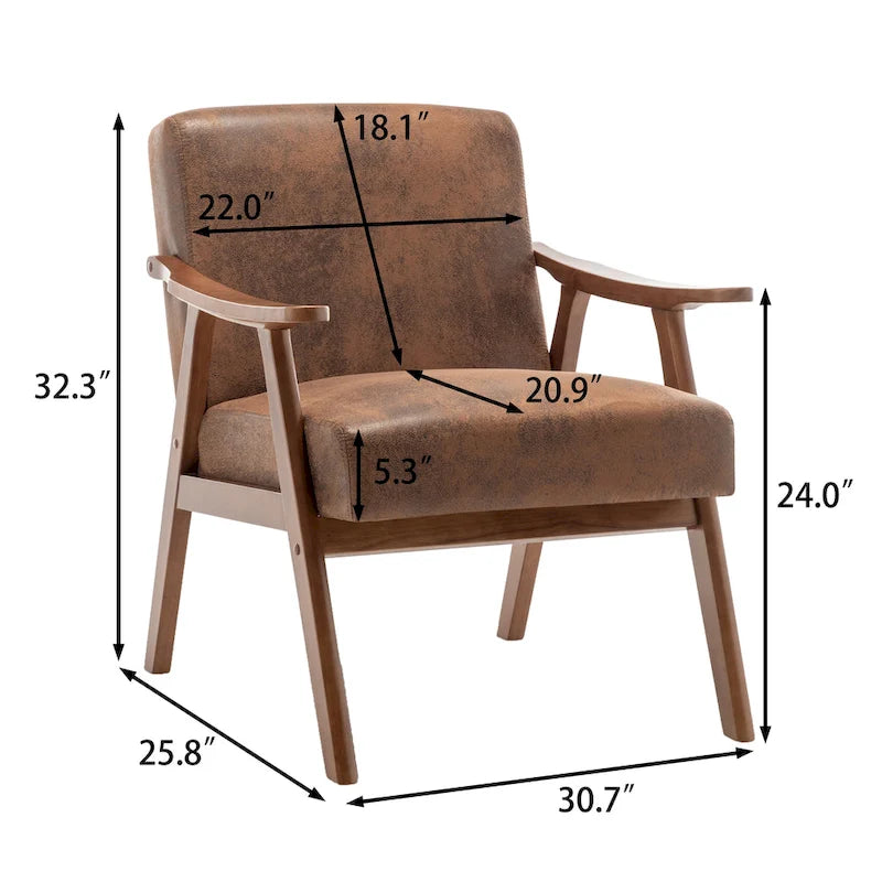 Mid-century moderne stoel