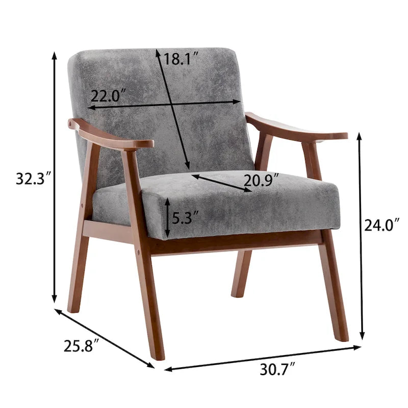 Mid-century moderne stoel