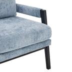 Roundhill Furniture Kelly Mid-Century-Modern-Akzentsessel aus Chenille mit Polsterung und Armlehnen