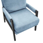 Roundhill Furniture Kelly Mid-Century-Modern-Akzentsessel aus Chenille mit Polsterung und Armlehnen