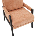 Roundhill Furniture Kelly Mid-Century-Modern-Akzentsessel aus Chenille mit Polsterung und Armlehnen