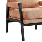 Roundhill Furniture Kelly Mid-Century-Modern-Akzentsessel aus Chenille mit Polsterung und Armlehnen