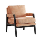 Roundhill Furniture Kelly Mid-Century-Modern-Akzentsessel aus Chenille mit Polsterung und Armlehnen