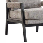Roundhill Furniture Kelly Mid-Century-Modern-Akzentsessel aus Chenille mit Polsterung und Armlehnen