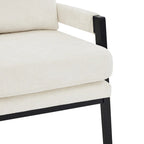 Roundhill Furniture Kelly Mid-Century-Modern-Akzentsessel aus Chenille mit Polsterung und Armlehnen