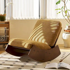 Modern Corduroy Accent Rocking Chair, Set of 1