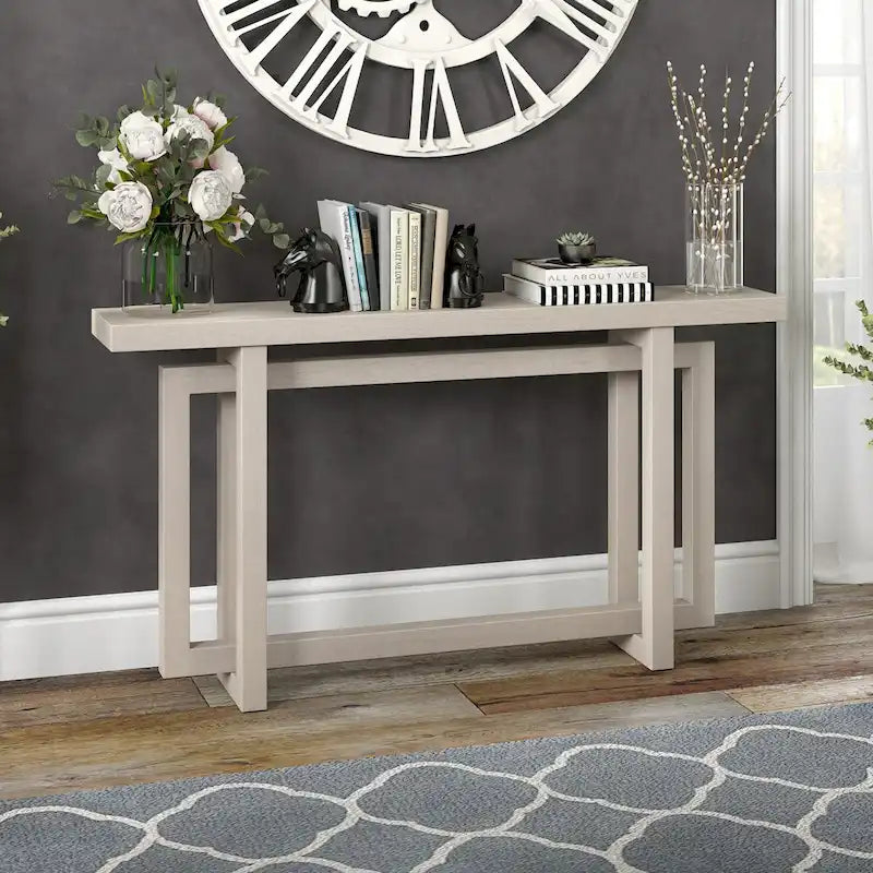 55-Inch Wide Rectangular Console Table