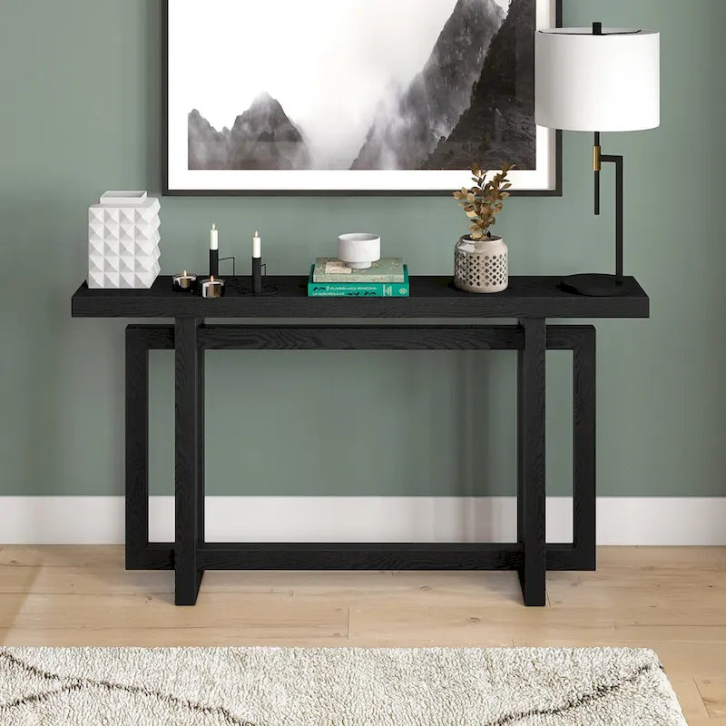 55-Inch Wide Rectangular Console Table