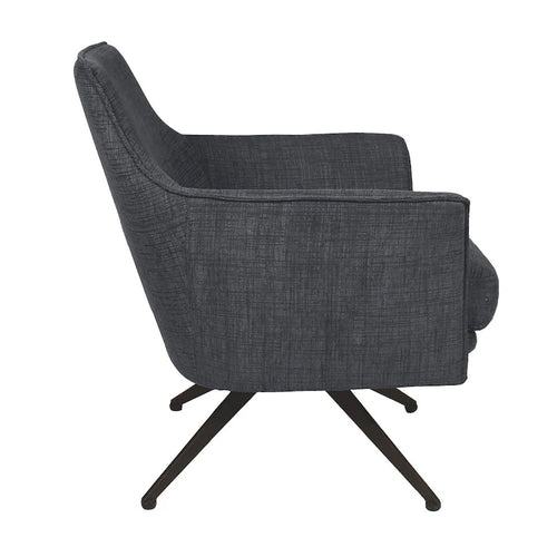 Sillón giratorio tapizado Aura de East at Main - 29.5x28.5x31