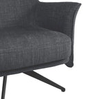 Aura beklede draaistoel van East at Main - 29.5x28.5x31