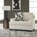 Signature Design by Ashley Heartcort Beige Oversized Chair - 51 W x 40 D x 39 H