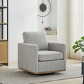 Modern Chenille Swivel Accent Chair, Set of 1