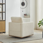 Modern Chenille Swivel Accent Chair, Set of 1