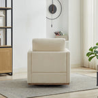 Modern Chenille Swivel Accent Chair, Set of 1